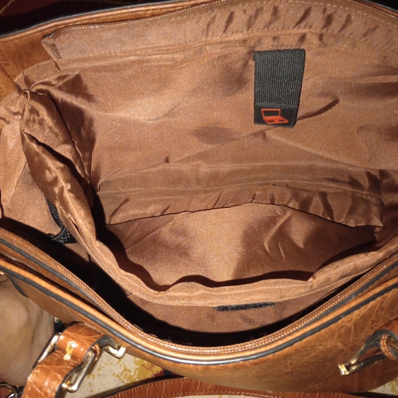 Source Unknown Brown Leather Women's Laptop Bag - Picture 4 of 5